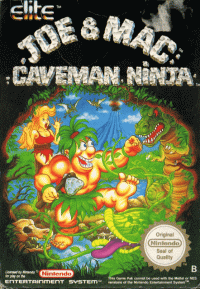 Joe and Mac NES US box art
